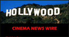 Desktop Screenshot of cinemanewswire.com